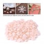 100pcs 6mm Colorful Half Round Pearl Bead Flat Back Scrapbook for DIY Craft coi