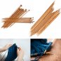 15/18Sizes Bamboo Knitting Needles Carbonized Pointed Tools Set from 2mm to 10mm