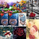 Paris Rose DIY  Diamond Embroidery Rhinestone Cross Stitch Painting Home Decor