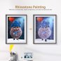 Paris Rose DIY Diamond Embroidery Rhinestone Cross Stitch Painting Home Decor