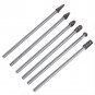6 x 10MM 150mm Long Tungsten Carbide Aluminum Cut Rotary Burr Burs 6mm shaft coi