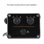 12V Dual Key Switch Panel Kit For Yamaha Outboard Double Engine 6K1-82570-13-00