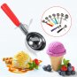 Mini Stainless Steel Ice Cream Scoop Scooper Cookie Dough Fruits Portioner