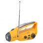 Solar Hand-Crank Power Bank LED Flashlight With Radio iPhone Smart Phone Charger