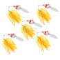 Lot 5pcs Mixed Spinnerbaits Spinner Fishing Lures Bass Crank Baits Tackle Hooks