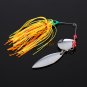 Lot 5pcs Mixed Spinnerbaits Spinner Fishing Lures Bass Crank Baits Tackle Hooks