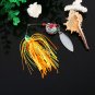 Lot 5pcs Mixed Spinnerbaits Spinner Fishing Lures Bass Crank Baits Tackle Hooks
