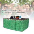 Plastic Tassels Grass Table Skirt Fringe Party Decoration Hawaiian Beach Flower