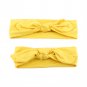 Soft Mom Baby Rabbit Ears Tie Bow Headband Hair Hoop Stretch Elastic Headbands