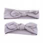 Soft Mom Baby Rabbit Ears Tie Bow Headband Hair Hoop Stretch Elastic Headbands