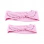 Soft Mom Baby Rabbit Ears Tie Bow Headband Hair Hoop Stretch Elastic Headbands