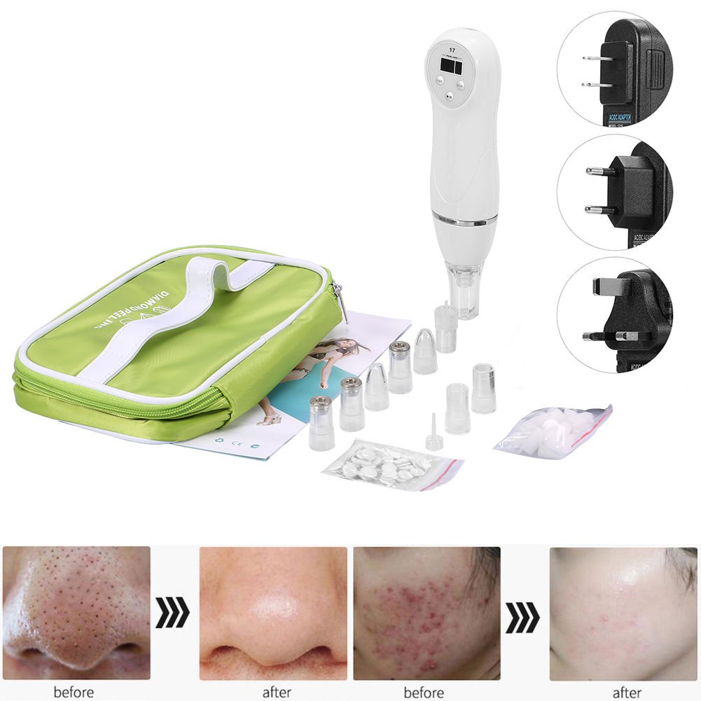 Vacuum Blackhead Peeling Remover Machine Face Cleanser Machine Suction Pores E