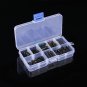 160PCS M3 Assortment Stand-off Nylon Screws Bolt Nuts Set With Plastic Box