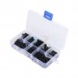 160PCS M3 Assortment Stand-off Nylon Screws Bolt Nuts Set With Plastic Box