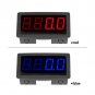 Red/Blue 4 Digital LED Tachometer RPM Speed Meter w/Hall Sensor NPN Hot