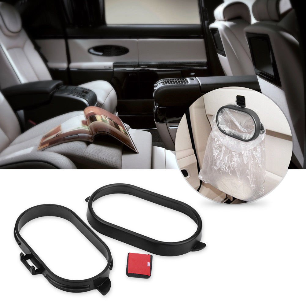 Car Kitchen Rubbish Bag Clip Vehicle Garbage Bags Frame Pasted Trash Holder EL