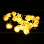 20 LED Rose Flower Fairy String Lights Wedding Christmas Party Garden Decoration