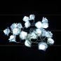 20 LED Rose Flower Fairy String Lights Wedding Christmas Party Garden Decoration