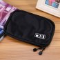 USB Cable Charger Power Bank Storage Bags Zippered Organizer Travel Bag Pouch