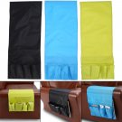 Sofa Couch TV Remote Control Holder Arm Rest Organizer Storage Bag Pouch Pocket