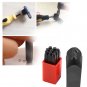 4mm Number Letter Alphabet Punch Steel Metal Stamp Set Tool Kit Steel + Case