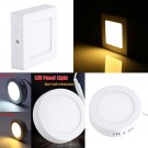 AC85-265V Square Surface Mounted LED Ceiling Panel Down Lights Bulb Wall Lamp