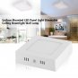 AC85-265V Square Surface Mounted LED Ceiling Panel Down Lights Bulb Wall Lamp