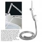 Toilet Shattaf Adapter Spray Handheld Bidet Shower Head Wall Bracket Hose Kit