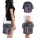 19/23cm Insulated Thermal Cooler School Lunch Box Tote Storage Bag Case