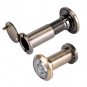 16mm Door Viewer Peep Hole Metal Peephole 220 Degree Viewing+Cover Home Security