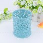 New Hollow Flower Pattern Cylinder Pen Pencil Pot Holder Container Organizer NI