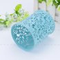 New Hollow Flower Pattern Cylinder Pen Pencil Pot Holder Container Organizer NI