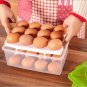 Plastic Kitchen Refrigerator Storage Organizer Egg Holder Keeper Container Box