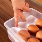 Plastic Kitchen Refrigerator Storage Organizer Egg Holder Keeper Container Box
