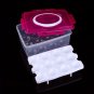 Plastic Kitchen Refrigerator Storage Organizer Egg Holder Keeper Container Box