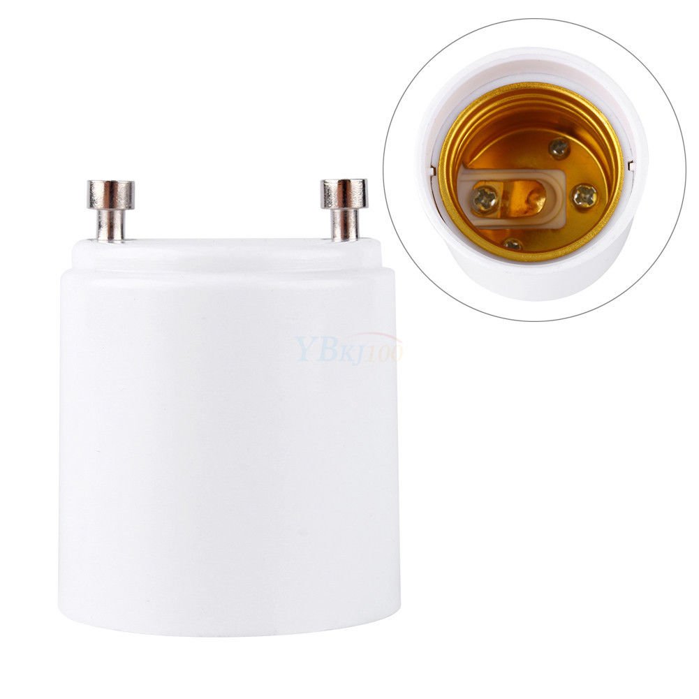 5Pcs Base GU24 Adapter to Medium E27/E26 Light Socket Converter Holder