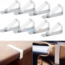 1/4/8/12/24Pcs Stainless Steel Tablecloth Clips Holder Clamps Party Picnic Tools