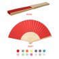 Lovely Handheld Mini Fan Folding Bamboo Chinese Paper Fans Wedding Kids Favours