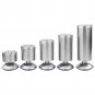 4x Adjustable Stainless Steel Cabinet Cupboard Table Sofa Bed Feet Furniture Leg