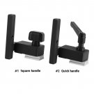 Square/Quick Handle Black Miter Track Stop for T-Slot T-Tracks Woodworking Tool