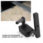 Square/Quick Handle Black Miter Track Stop for T-Slot T-Tracks Woodworking Tool
