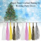 5/10/15X Tissue Paper Tassel for Wedding Party DIY Garland Ribbon Balloons
