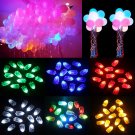 50Pcs/Set LED Lamp Lights Balloons Paper Lantern Balloon Wedding Party Decor