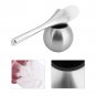 Creative Bathroom Toilet Scrub Cleaning Brush Holder Set w/Stainless Steel Base