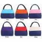 Lovely Insulated Canvas Lunch Bag Tote Handbag Picnic Food Storage Container