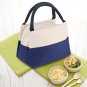 Lovely Insulated Canvas Lunch Bag Tote Handbag Picnic Food Storage Container