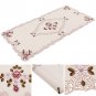 Round/Square/Rectangle Tablecloth Embroidery Table Cover Floral Runner Polyester