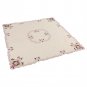 Round/Square/Rectangle Tablecloth Embroidery Table Cover Floral Runner Polyester