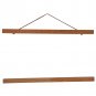 New Wooden Photo Frame DIY Custom Poster Scroll Prints Artwork Hanger Durable
