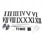 Luxury DIY Wall Clock 3D Roman Numerals Stickers Home Art Modern Clock Large